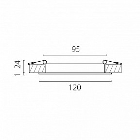 Встраиваемый светильник Lightstar Zocco белый арт. 223102-XS