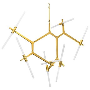 Подвесная люстра Lightstar Struttura золото арт. 742143
