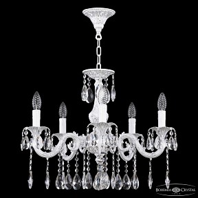 Подвесная люстра Bohemia Ivele Crystal AL7901 белый арт. AL79101/5/175 A WMN