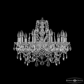 Подвесная люстра Bohemia Ivele Crystal 1411 никель арт. 1411/10/195 Ni