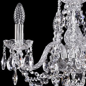 Подвесная люстра Bohemia Ivele Crystal 1402 металл арт. 1402/4/141/Ni