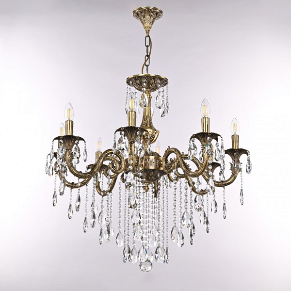 Подвесная люстра Bohemia Ivele Crystal AL7901 золото арт. AL79101/8/250 B FP