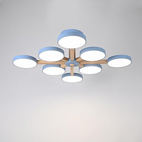 Люстра на штанге Imperiumloft TURNA Blue голубой арт. TURNA-B01