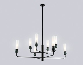 Люстра на штанге Ambrella Light LH зеленый арт. LH53275