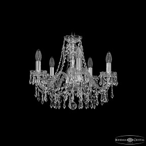 Подвесная люстра Bohemia Ivele Crystal 1403 никель арт. 1403/5/160 Ni