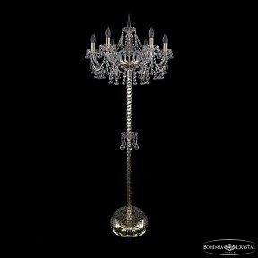 Торшер Bohemia Ivele Crystal 1409 золото арт. 1409T2/6/195-160 G
