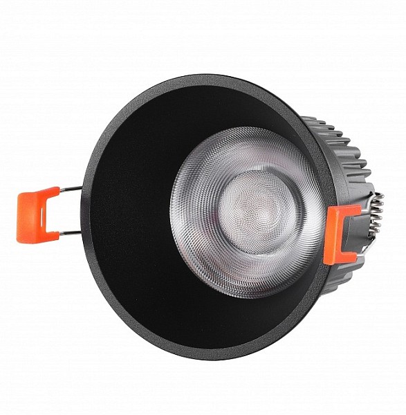 Встраиваемый светильник iLedex Technical Mars черный арт. DIM 212-12W-D95-4000K-24DG-BK