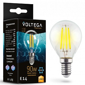 Лампа светодиодная Voltega Globe E14 9W Graphene  арт. 7221