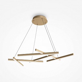Подвесная люстра Maytoni Line желтый арт. MOD016PL-L80GK