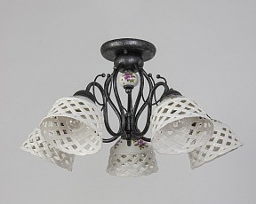 Люстра на штанге Abrasax Emilia черный арт. MDK9365/5BBlack