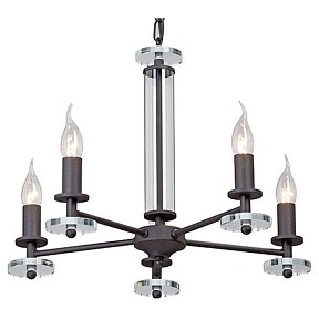 Подвесная люстра Vitaluce V4766 черный арт. V4766-1/5