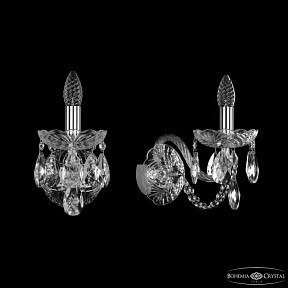 Бра Bohemia Ivele Crystal 1402 никель арт. 1402B/1/160/XL Ni