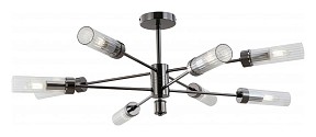 Люстра на штанге iLamp Evolution хром арт. 15609-8 AN+CL