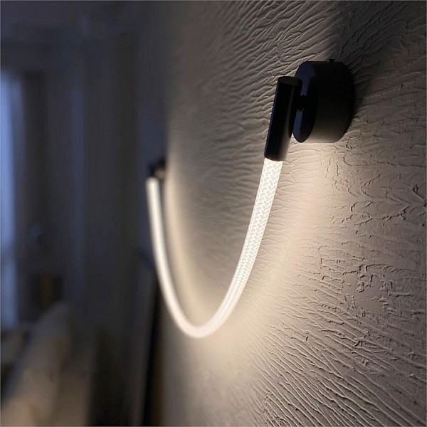 Накладной светильник LIGHTERA Tura черный арт. LE103W-158BB STAINLESS