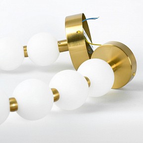 Подвесной светильник Lussole Skew золото арт. LSP-7300