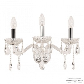 Бра Bohemia Ivele Crystal 107 никель арт. 107B/3/165 Ni