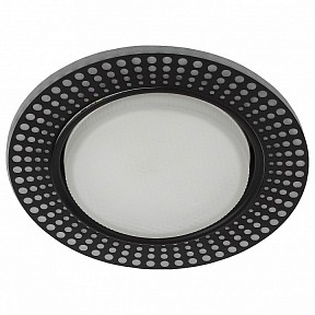 Встраиваемый светильник Эра DK LD29 черный арт. DK LD29 WH/BK