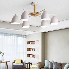 Люстра на штанге Imperiumloft Noa White By Imperiumloft белый арт. NOA01