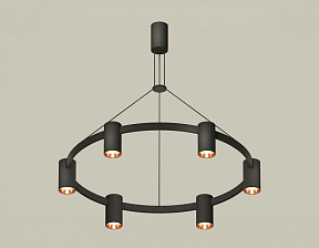 Подвесная люстра Ambrella Light XB черный арт. XB9022153