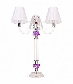 Настольная лампа декоративная Manne Manne хром арт. TL.7810-3 PURPLE