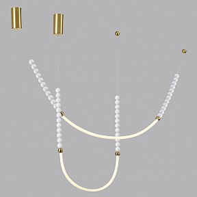 Подвесной светильник Odeon Light Monella коричневый арт. 6639/24CL