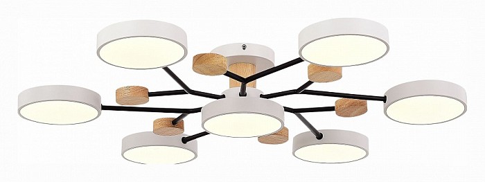 Потолочная люстра EVOLUCE Faema коричневый арт. SLE6006-502-07