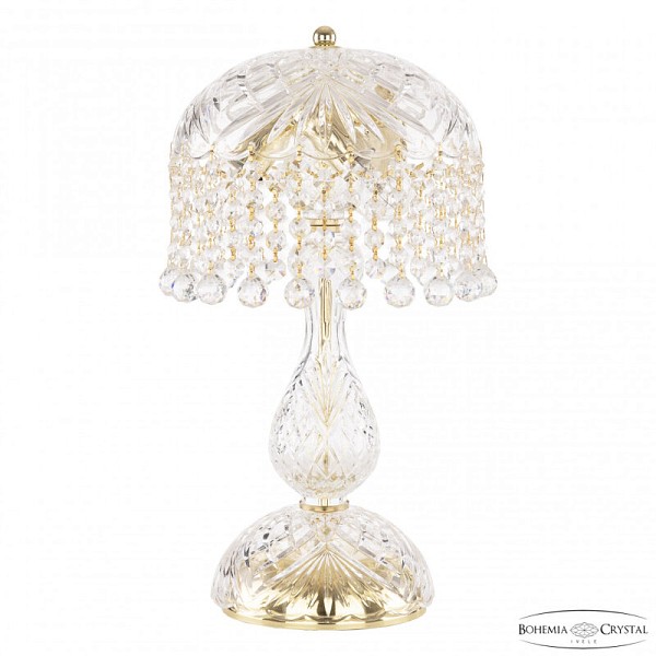 Настольная лампа декоративная Bohemia Ivele Crystal 1478 золото арт. 14781L1/22 G Balls