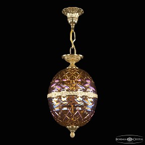 Подвесная люстра Bohemia Ivele Crystal 5680 золото арт. 5680/22 G Shampan/M-1F