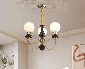 Подвесная люстра Alfa-Light F3824 бронза арт. F3824-06