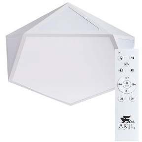 Накладной светильник Arte Lamp Multi-piazza белый арт. A1931PL-1WH
