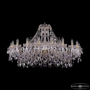 Подвесная люстра Bohemia Ivele Crystal 1411 золото арт. 1411/20/460 G