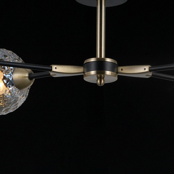 Люстра на штанге ILLUMICO  бронза арт. IL0253-4CSQ-79 BK AB