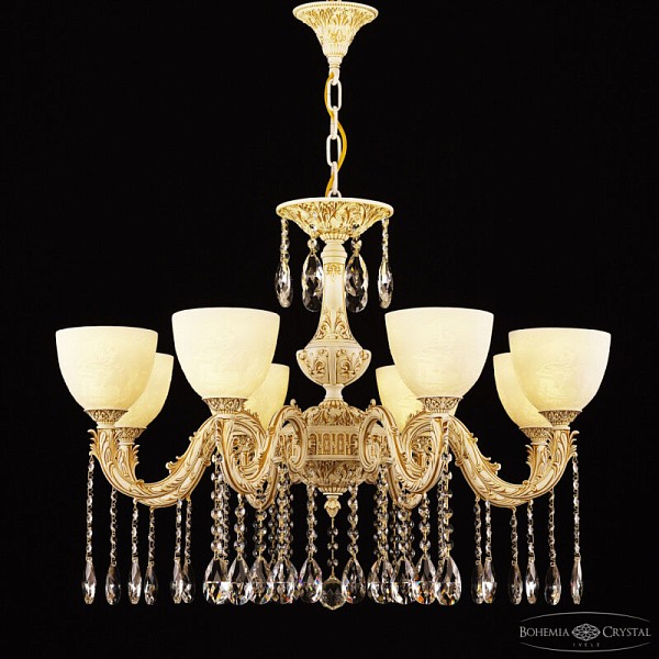 Подвесная люстра Bohemia Ivele Crystal AL7901 белый арт. AL79101/8/250 A WMG P1 U Pair