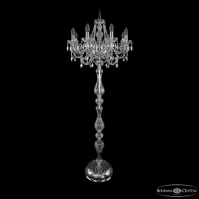 Торшер Bohemia Ivele Crystal 1411 никель арт. 1411T1/8/195-165 Ni