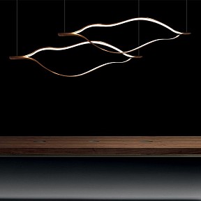 Подвесной светильник Imperiumloft Tape Light золото арт. TRUDY01