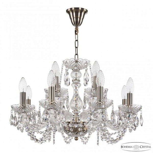 Подвесная люстра Bohemia Ivele Crystal 119 неокрашенный арт. 119/8+4/200 Pa