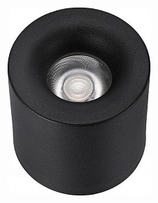 Накладной светильник iLedex Technical Metrica черный арт. 108-7W-D80-3000K-24DG-BK