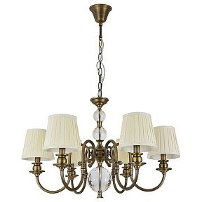 Подвесная люстра Newport CALIFORNIA латунь арт. 3106/C black brass без абажуров