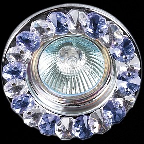 Встраиваемый светильник Sneha  хром арт. 714/CT MR16 CR/CL+LBL