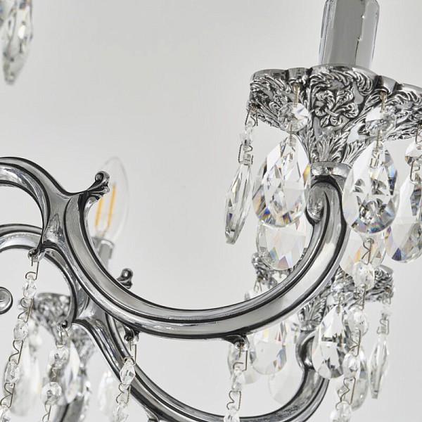 Подвесная люстра Bohemia Ivele Crystal AL7801 никель арт. AL78101/6/175 A NB