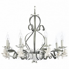 Подвесная люстра Arti Lampadari Surano серый арт. Surano E 1.1.8 S