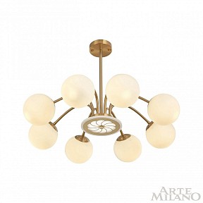Люстра на штанге Arte Milano Neapolis-71069 золото арт. 271069/8 GD