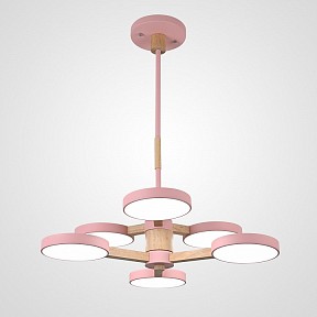 Люстра на штанге Imperiumloft TURNA Pink розовый арт. TURNA-DBL01