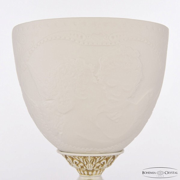 Настольная лампа декоративная Bohemia Ivele Crystal AL7901 белый арт. AL79100L/15 WMG P1 Angel