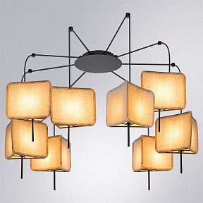 Подвесная люстра Arte Lamp TRIXIE черный арт. A7084SP-8BK