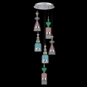 Подвесная люстра Lightstar Belle серый арт. 814069
