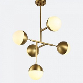 Люстра на штанге Imperiumloft Ball латунь арт. BALLL01