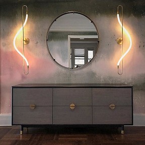 Накладной светильник O-LUCE Aura Sconce латунь арт. 18807061