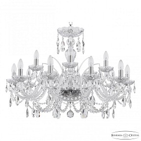 Подвесная люстра Bohemia Ivele Crystal 105 никель арт. 105/10+5/300 Ni