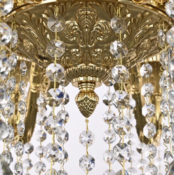 Подвесная люстра Bohemia Ivele Crystal AL7901 золото арт. AL79101/10/250 A G